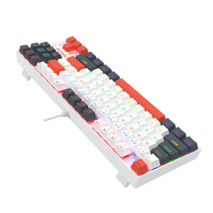 Redragon K552 KUMARA 87-Key TKL Mechanical Gaming Keyboard | Rainbow LED 19 Modes | Standard · Elite · LGY-R · WLR-R White Editions | Blue or Red Hot-Swap Switches | 100% Anti-Ghosting | Metal Alloy + ABS Splash-Proof | 12 Media Keys | 1.8m USB