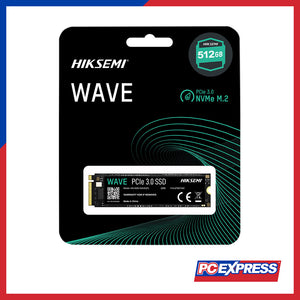 HIKSEMI WAVE(P) 512GB NVMe SSD | M.2 2280 · PCIe Gen 3 | Up to 2230 MB/s Read · 2000 MB/s Write | 3D NAND · 120 TBW | 3-Year Warranty