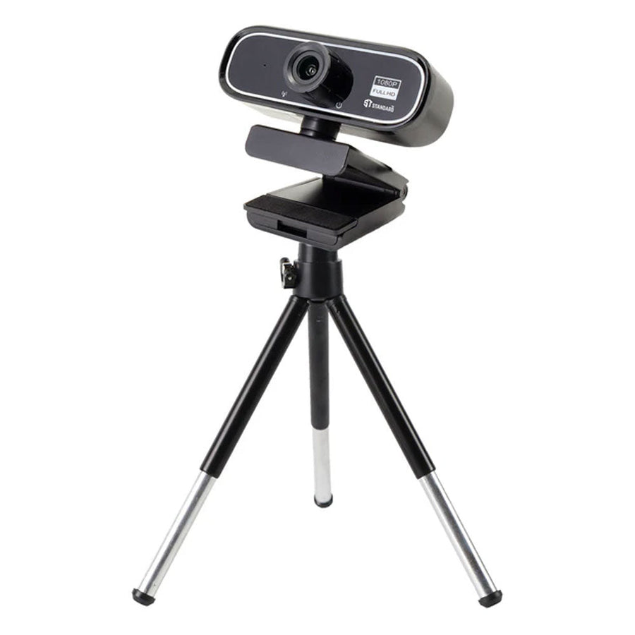 Standard WB-1080 Full HD Webcam | 1920 × 1080 FHD | Built-in microphone with noise reduction | Automatic light correctio