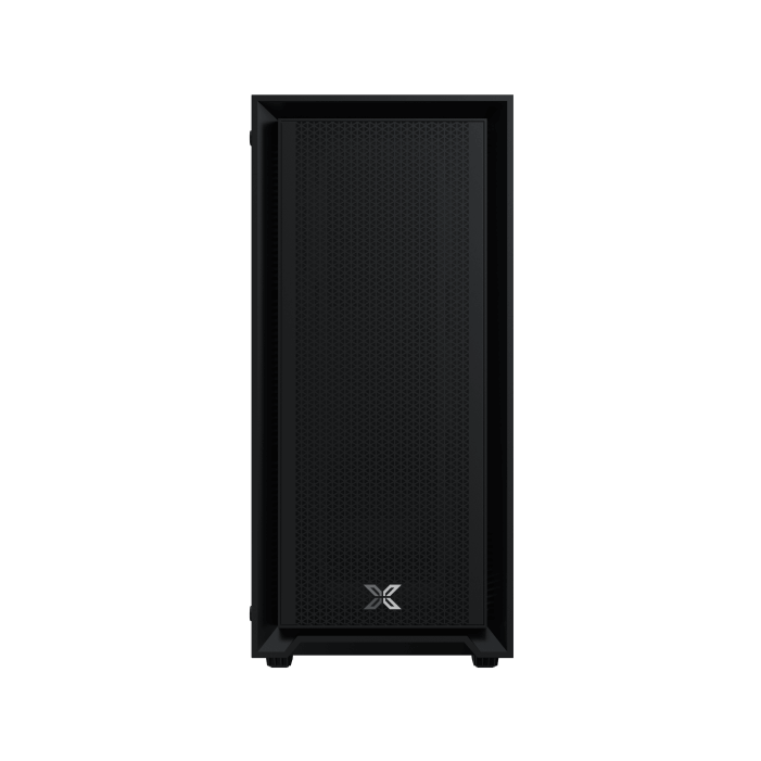 XIGMATEK Sky II Mid-Tower Gaming Case + X-Power 600W 80+ PSU | ATX · Micro-ATX · Mini-ITX | 4 × Fixed-RGB Fans | Tempered Glass · Mesh Front | 325mm GPU · 160mm Cooler | Black