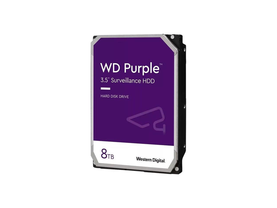 Western Digital WD Purple WD84PURZ Surveillance Hard Drive | 8TB · SATA 6Gb/s | 3.5-inch · 5640 RPM · 128MB Cache | 180T
