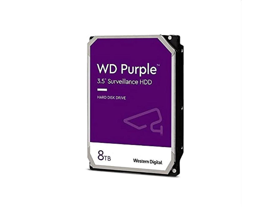 Western Digital WD Purple WD84PURZ Surveillance Hard Drive | 8TB · SATA 6Gb/s | 3.5-inch · 5640 RPM · 128MB Cache | 180T