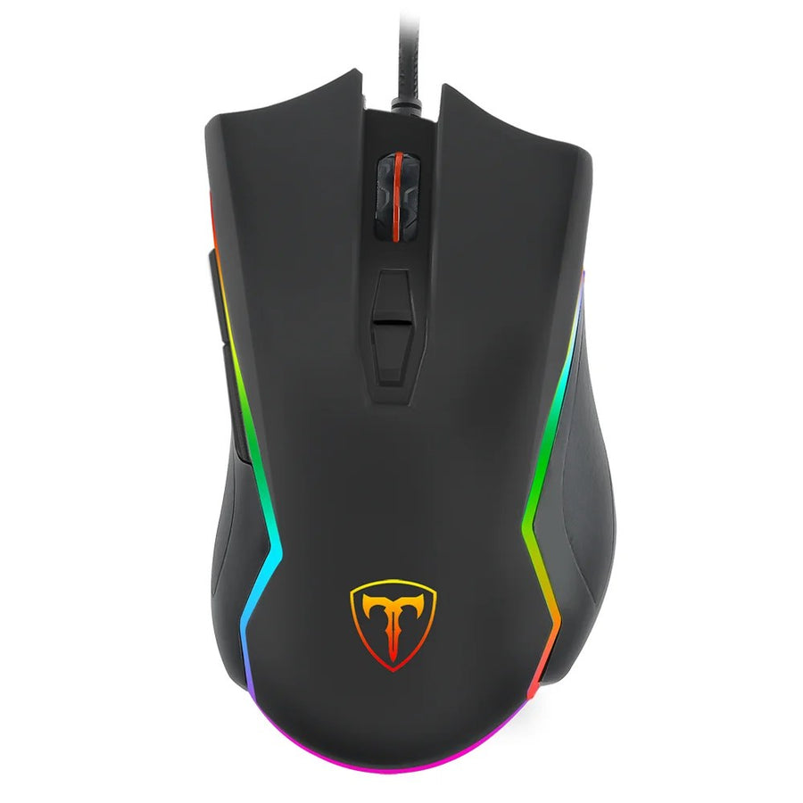 T-DAGGER Second Lieutenant T-TGM300 Wired RGB Gaming Mouse | Optical · Up to 8,000 DPI | 8 Programmable Buttons | Braide