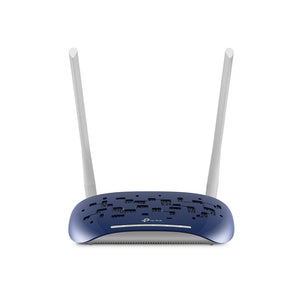 TP-Link TD-W9960 300 Mbps Wireless N VDSL2 · ADSL2+ Modem Router | 2.4 GHz Wi-Fi 4 | 2 × 5 dBi Antennas | 3 × LAN + 1 × LAN/WAN 10/100 Mbps | RJ11 DSL | 6 kV Lightning Protection
