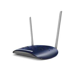TP-Link TD-W9960 300 Mbps Wireless N VDSL2 · ADSL2+ Modem Router | 2.4 GHz Wi-Fi 4 | 2 × 5 dBi Antennas | 3 × LAN + 1 × LAN/WAN 10/100 Mbps | RJ11 DSL | 6 kV Lightning Protection