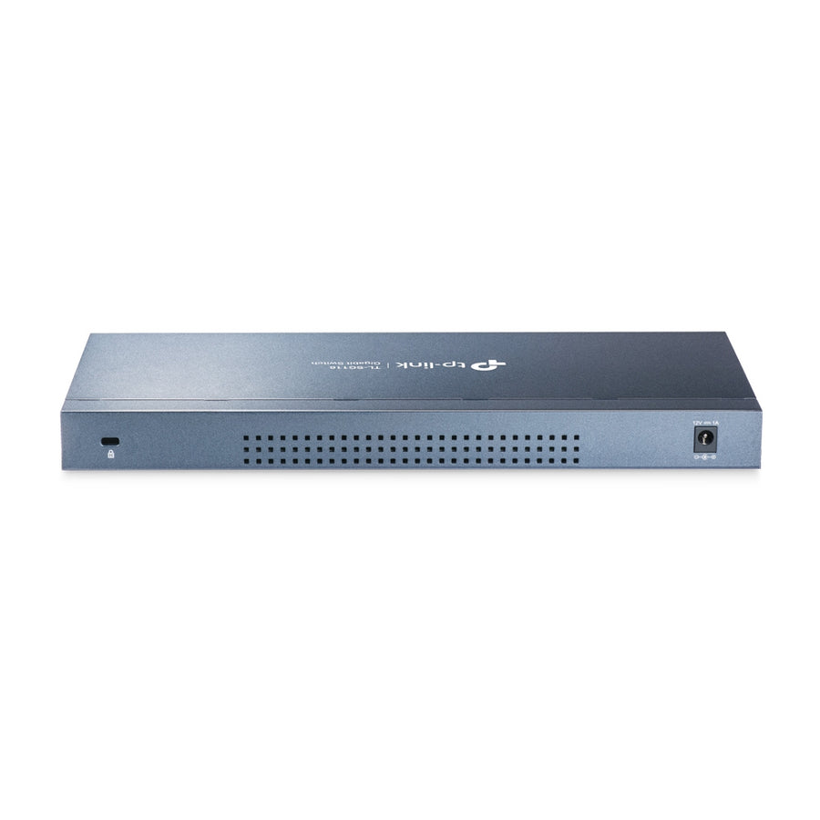 TP-Link TL-SG116 16-Port Gigabit Unmanaged Switch | 16 × 10/100/1000 Mbps RJ45 | 23.8 Mpps · 8K MAC · 10 KB Jumbo Frame 