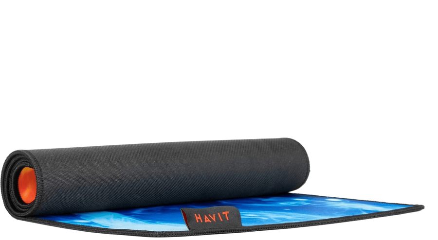Havit HV-MP845 Gaming Mouse Pad | Extended 700 × 300 × 2.5 mm Desk Mat | Jacquard Cloth Surface | Black