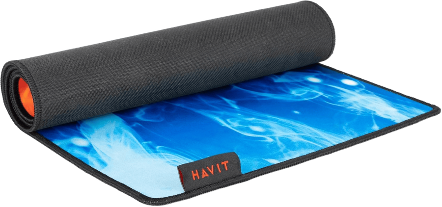 Havit HV-MP845 Gaming Mouse Pad | Extended 700 × 300 × 2.5 mm Desk Mat | Jacquard Cloth Surface | Black