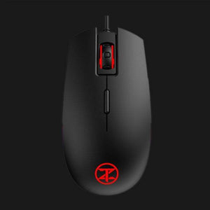 Techno Zone V-64 FPS Wired RGB Gaming Mouse | PixArt PMW3325 · 400-5,000 DPI (10,000 via software) | 8 Buttons | 1000Hz · 1.8 m Braided Cable | Black