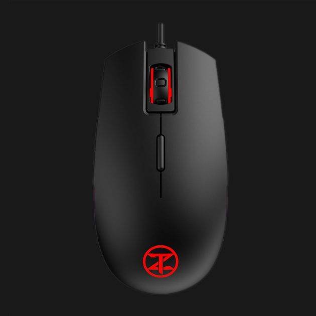 Techno Zone V-64 FPS Wired RGB Gaming Mouse | PixArt PMW3325 · 400-5,000 DPI (10,000 via software) | 8 Buttons | 1000Hz · 1.8 m Braided Cable | Black