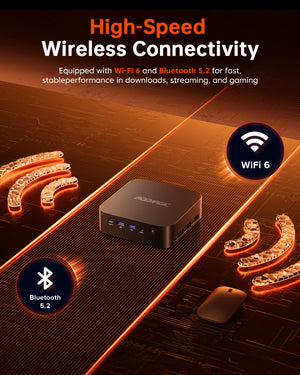 ACEMAGIC Kron Mini K1 Mini PC | AMD Ryzen 5 7430U | 16GB DDR4 RAM | 512GB SSD | Windows 11 Pro