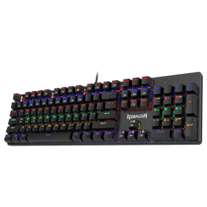 Redragon K608 Valheim Full-Size Mechanical Gaming Keyboard | 104 Keys | Outemu Blue / Brown / Red Switches (50M) | Full NKRO · 100% Anti-Ghosting | Rainbow LED 9 Modes + 8 Gaming Presets + 2 Custom | Double-Shot Frosted Keycaps | 0.72 kg