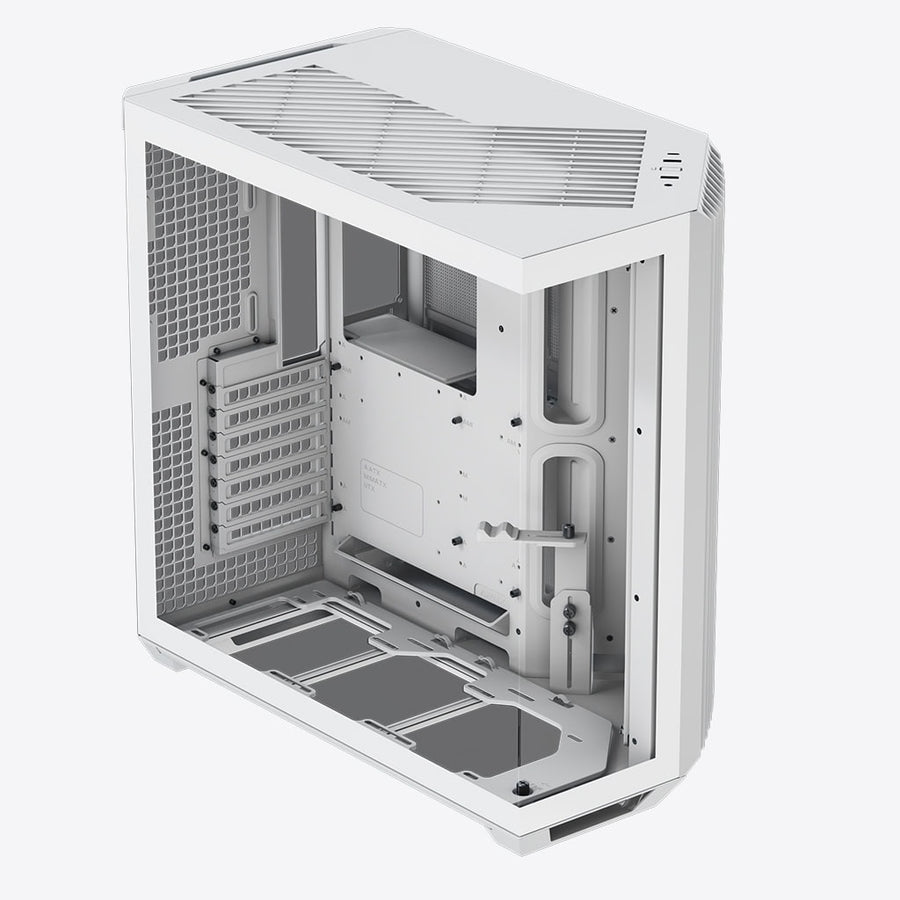 APNX V1 Mid-Tower PC Case | ATX · Micro-ATX · Mini-ITX | Dual-Chamber Panoramic Design | 360mm Radiator · 160mm Fan Supp