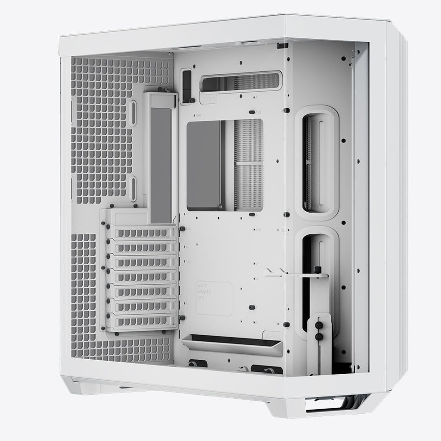 APNX V1 Mid-Tower PC Case | ATX · Micro-ATX · Mini-ITX | Dual-Chamber Panoramic Design | 360mm Radiator · 160mm Fan Supp