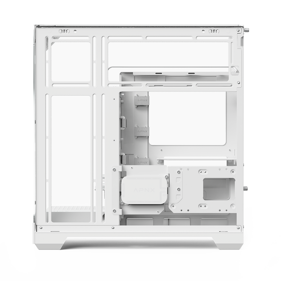 APNX V2 Mid-Tower PC Case | ATX · Micro-ATX · Mini-ITX | 71L X-Pand Flow · 3-Panel Tempered Glass | 4 × FP3-140 ARGB PWM