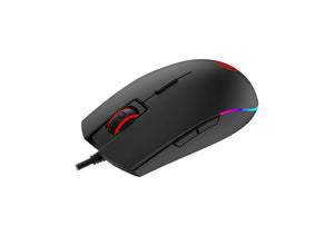 Techno Zone V-64 FPS Wired RGB Gaming Mouse | PixArt PMW3325 · 400-5,000 DPI (10,000 via software) | 8 Buttons | 1000Hz · 1.8 m Braided Cable | Black