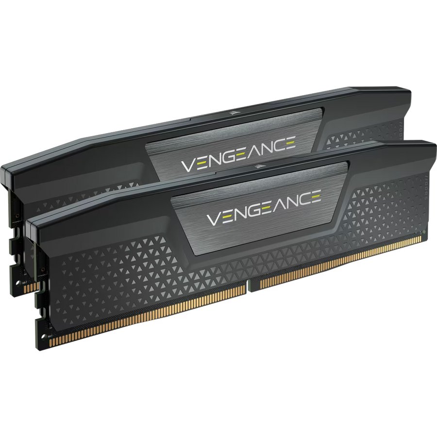 Corsair Vengeance DDR5 64GB Kit (2x32GB) Black | 5600MT/s CL40 | Intel XMP 3.0 + AMD EXPO Compatible | Dual Rank 2Rx8 | Low-Profile Aluminum Heat Spreader | On-Die ECC | Intel 12th-14th Gen + AMD Ryzen 7000+ | Productivity Workhorse