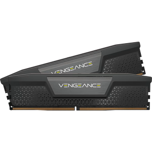 Corsair Vengeance DDR5 32GB Kit (2x16GB) Black | 6400MT/s CL32 | Intel XMP 3.0 | Low-Profile Aluminum Heat Spreader | On-Die ECC | Plug-and-Play 4800MT/s | Intel 13th-14th Gen Optimized | High-Speed Performance Without RGB