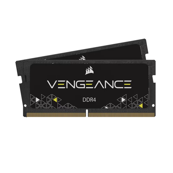 Corsair Vengeance 32GB Kit (2x16GB) DDR4-3200 SODIMM Gaming Laptop Memory CMSX32GX4M2A3200C22 Boxed | PC4-25600 | CL22-22-22-53 | 1.2V | 260-Pin Non-ECC Unbuffered | Auto-Overclock | Dual-Channel Matched Pair | Black