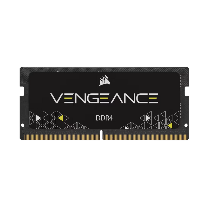 Corsair Vengeance 16GB DDR4-2666 SODIMM Laptop Memory CMSX16GX4M1A2666C18 Boxed | PC4-21300 | CL18-19-19-39 Tight Timings | 1.2V | 260-Pin Non-ECC Unbuffered | Auto-Overclock | Black Slim Design