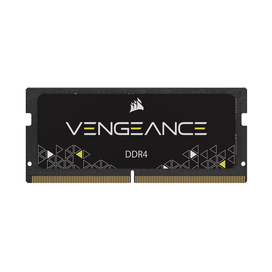 Corsair Vengeance 16GB DDR4-2666 SODIMM Laptop Memory CMSX16GX4M1A2666C18 Boxed | PC4-21300 | CL18-19-19-39 Tight Timings | 1.2V | 260-Pin Non-ECC Unbuffered | Auto-Overclock | Black Slim Design