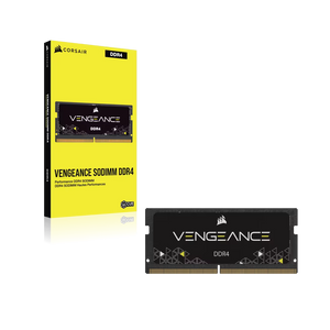 Corsair Vengeance 16GB DDR4-2666 SODIMM Laptop Memory CMSX16GX4M1A2666C18 Boxed | PC4-21300 | CL18-19-19-39 Tight Timings | 1.2V | 260-Pin Non-ECC Unbuffered | Auto-Overclock | Black Slim Design