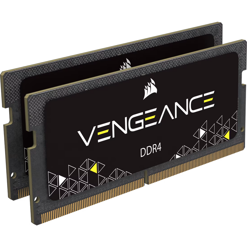 Corsair Vengeance 32GB Kit (2x16GB) DDR4-3200 SODIMM Gaming Laptop Memory CMSX32GX4M2A3200C22 Boxed | PC4-25600 | CL22-22-22-53 | 1.2V | 260-Pin Non-ECC Unbuffered | Auto-Overclock | Dual-Channel Matched Pair | Black