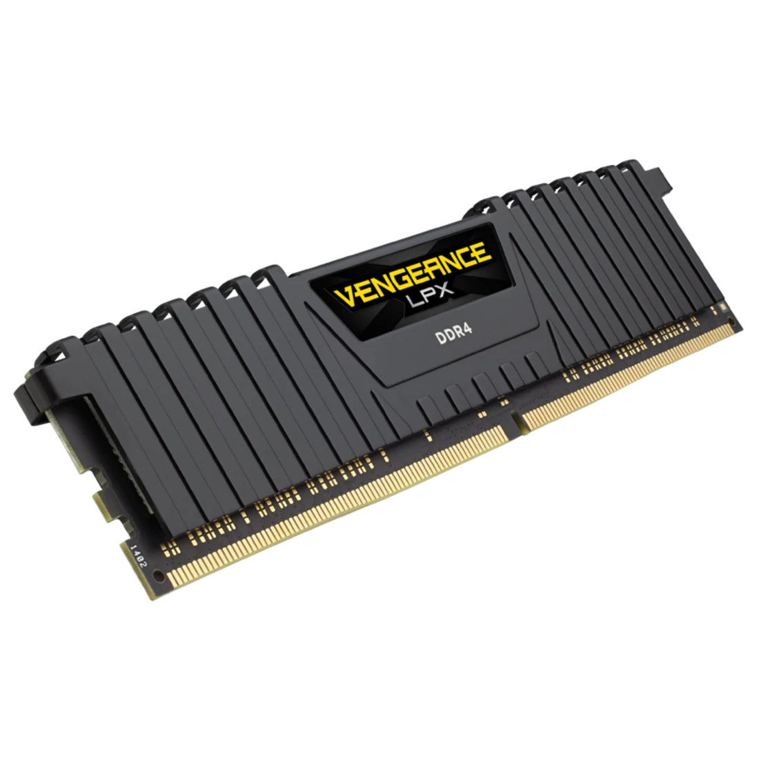 Corsair Vengeance LPX 8GB DDR4-3000 Desktop Memory | CMK8GX4M1D3000C16 | 8GB (1 x 8GB) · 3000MHz | 16-20-20-38 · 1.35V | Anodised Aluminium Heat Spreader · XMP 2.0 | Black