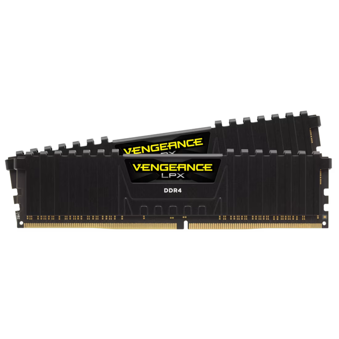 Corsair Vengeance LPX DDR4 16GB Kit (2x8GB) Black | 2666MHz CL16 | Intel XMP 2.0 | Low-Profile 34mm Aluminum Heat Spreader | 8-Layer PCB | 1.2V Energy Efficient | Intel 8th-9th Gen + AMD Ryzen 1000-3000 | Affordable DDR4 Entry
