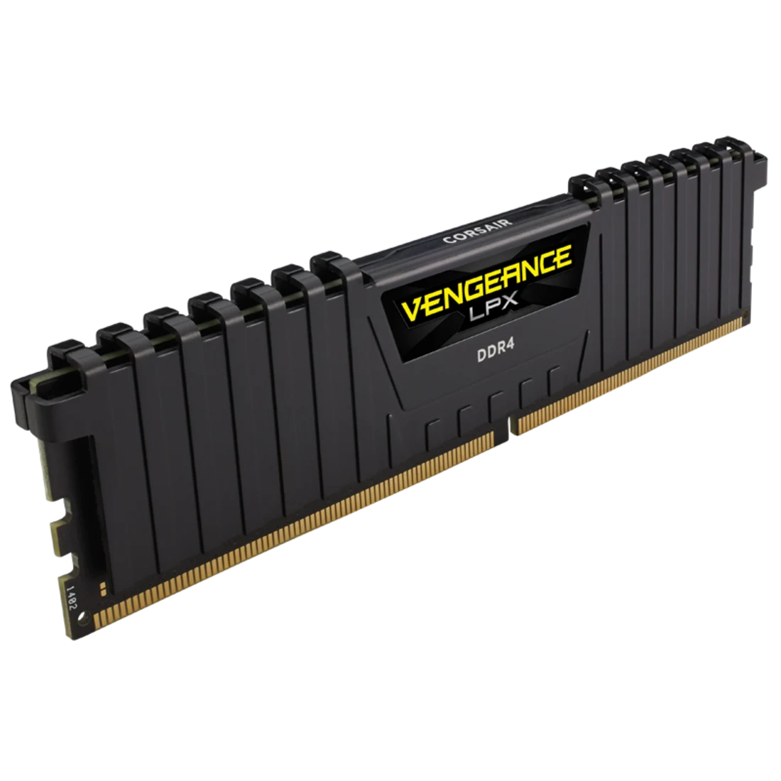 Corsair Vengeance LPX 8GB DDR4-3000 Desktop Memory | CMK8GX4M1D3000C16 | 8GB (1 x 8GB) · 3000MHz | 16-20-20-38 · 1.35V | Anodised Aluminium Heat Spreader · XMP 2.0 | Black