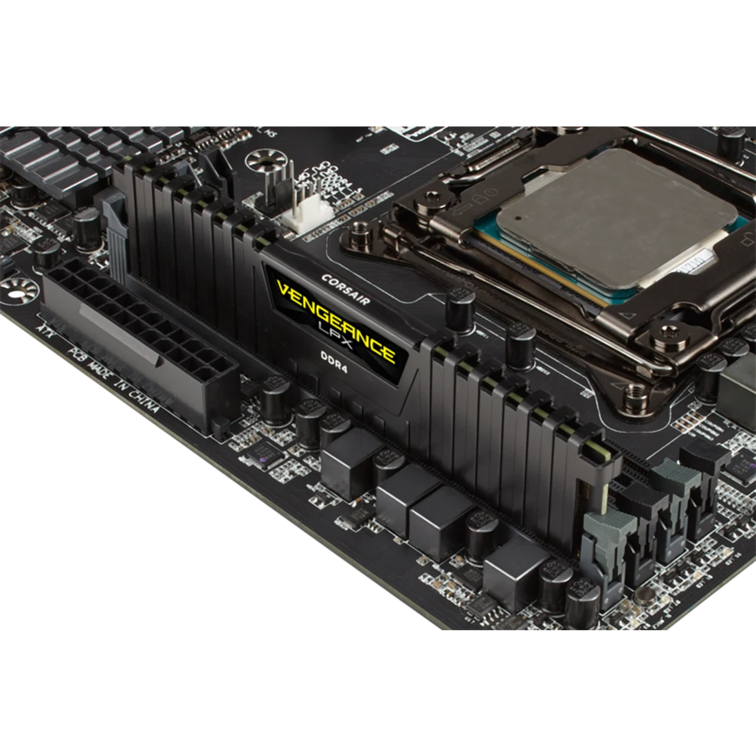Corsair Vengeance LPX 8GB DDR4-3000 Desktop Memory | CMK8GX4M1D3000C16 | 8GB (1 x 8GB) · 3000MHz | 16-20-20-38 · 1.35V | Anodised Aluminium Heat Spreader · XMP 2.0 | Black