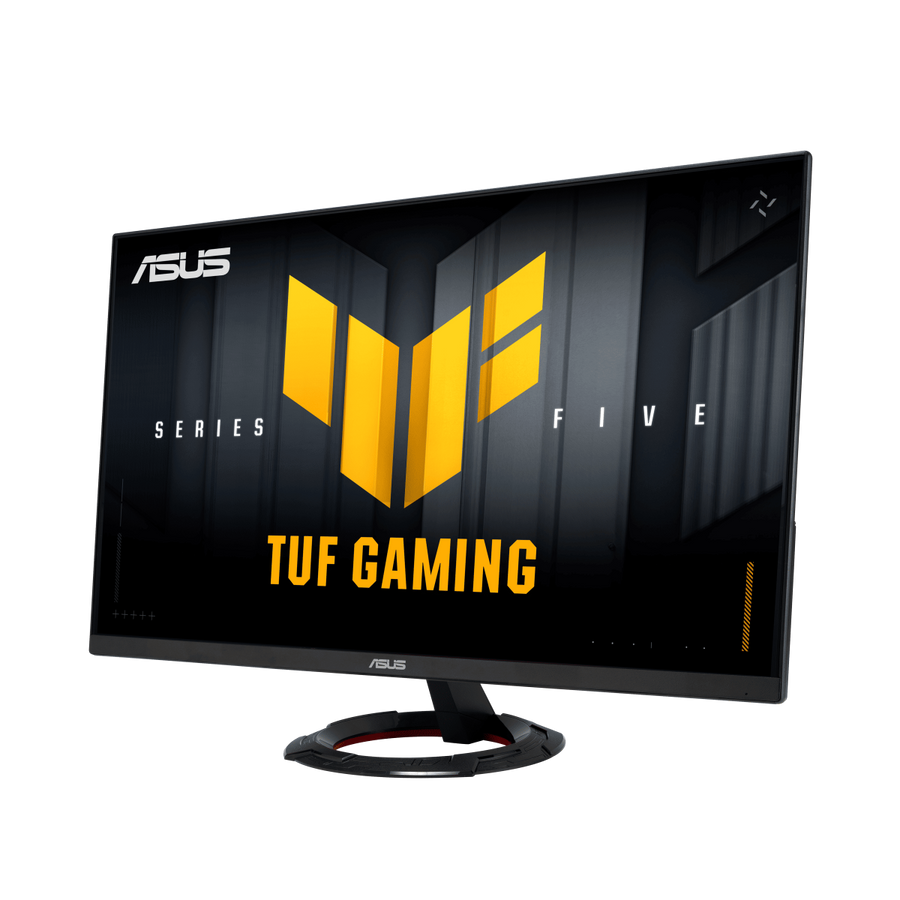 ASUS TUF Gaming VG249Q5R 23.8-inch Gaming Monitor – front view to the left