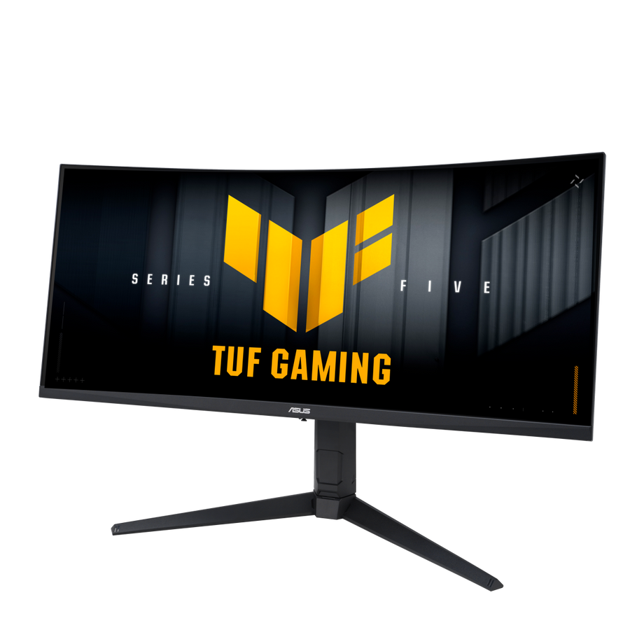 ASUS TUF Gaming VG34WQML5A 34-inch Curved Gaming Monitor – front view to the left