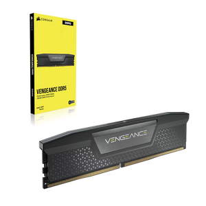 Corsair Vengeance DDR5 32GB Kit (2x16GB) Black | 5200MT/s CL40 | Intel XMP 3.0 | Low-Profile Aluminum Heat Spreader | On-Die ECC | Plug-and-Play 4800MT/s | Intel 12th-14th Gen + AMD Ryzen 7000+ | Affordable DDR5 Entry
