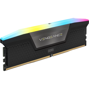 Corsair Vengeance RGB DDR5 32GB Kit (2x16GB) Black | 6000MT/s CL36 | AMD EXPO + Intel XMP 3.0 | 10 ARGB LEDs Per Stick | iCUE Sync | Black Aluminum Heat Spreader | Ryzen 7000+ Sweet Spot | Intel 12th-14th Gen Compatible | Premium RGB