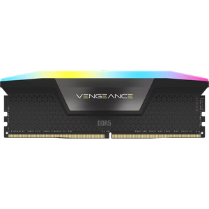 Corsair Vengeance RGB DDR5 32GB Kit (2x16GB) Black | 6000MT/s CL36 | AMD EXPO + Intel XMP 3.0 | 10 ARGB LEDs Per Stick | iCUE Sync | Black Aluminum Heat Spreader | Ryzen 7000+ Sweet Spot | Intel 12th-14th Gen Compatible | Premium RGB