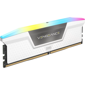 Corsair Vengeance RGB DDR5 32GB Kit (2x16GB) White Edition | 6000MT/s CL36 | 10 ARGB LEDs Per Stick | Intel XMP 3.0 | iCUE Software | Aluminum Heat Spreader | Intel 12th-14th Gen + AMD Ryzen 7000+ | Premium White RGB Build Centerpiece
