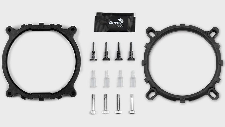 AeroCool Verkho 4 Dark CPU Air Cooler | 4 × 6mm Heat Pipes · HCTT Direct Touch | 120mm PWM Fan · 800-2000 RPM · 27.2-56.