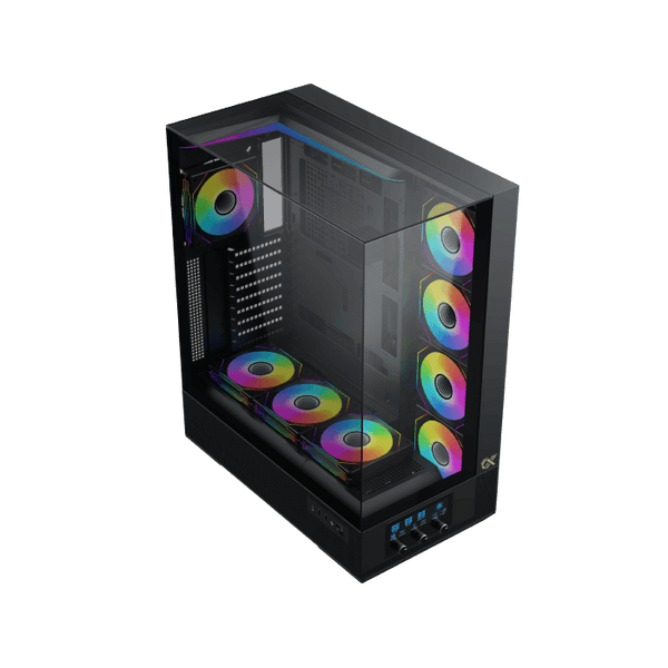 XIGMATEK Vision Pro PC Case | E-ATX · ATX · Micro-ATX · Mini-ITX | 9 Slots · Vertical GPU Support | Up to 480mm Radiator