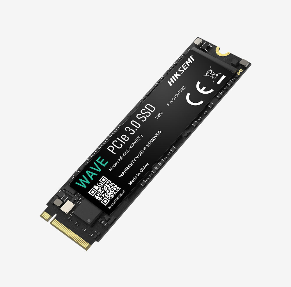 HIKSEMI WAVE(P) 512GB NVMe SSD | M.2 2280 · PCIe Gen 3 | Up to 2230 MB/s Read · 2000 MB/s Write | 3D NAND · 120 TBW | 3-Year Warranty