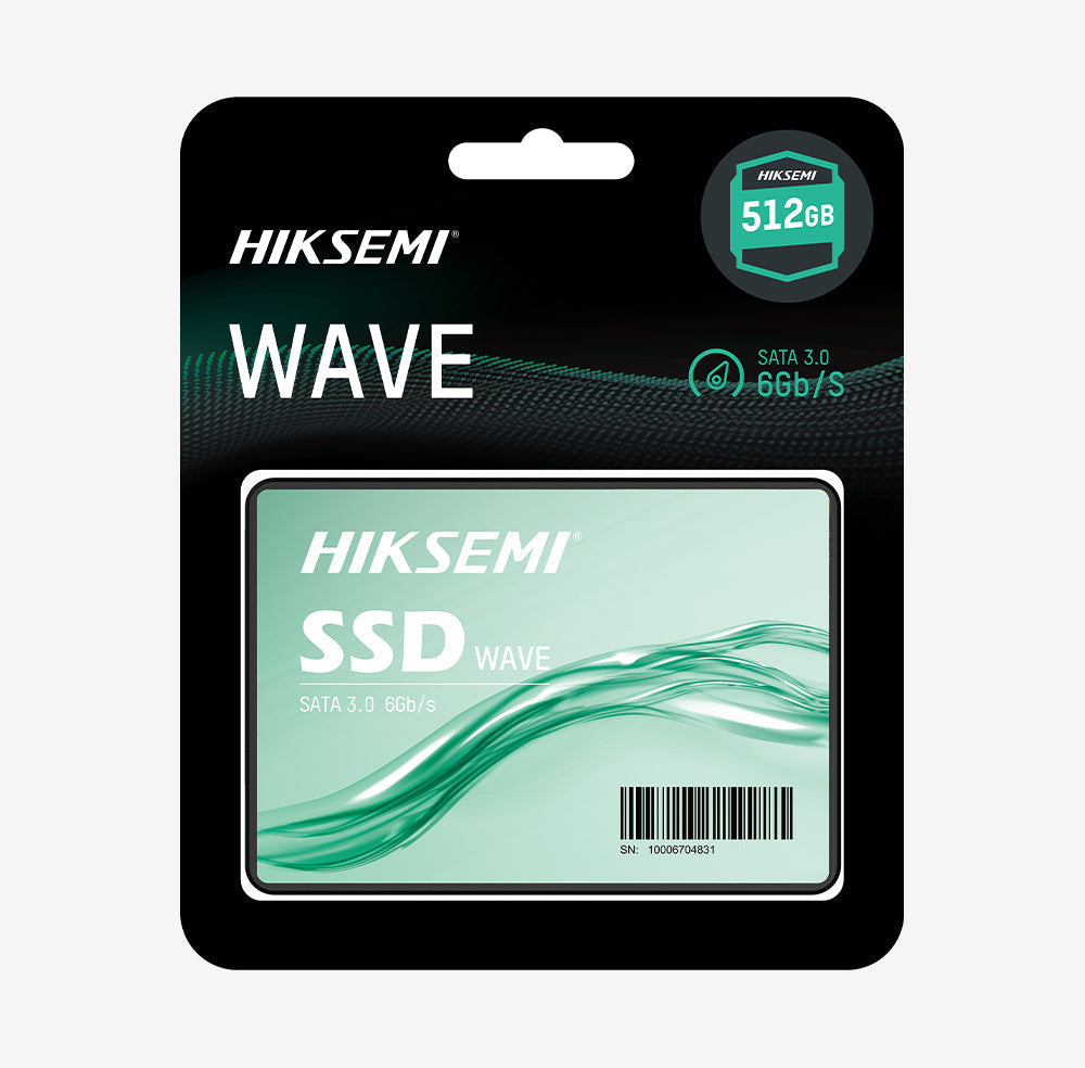 HIKSEMI WAVE(S) 128GB SATA SSD | 2.5-inch · SATA III 6 Gb/s | Up to 460 MB/s Read · 370 MB/s Write | 3D NAND · 40 TBW | 3-Year Warranty