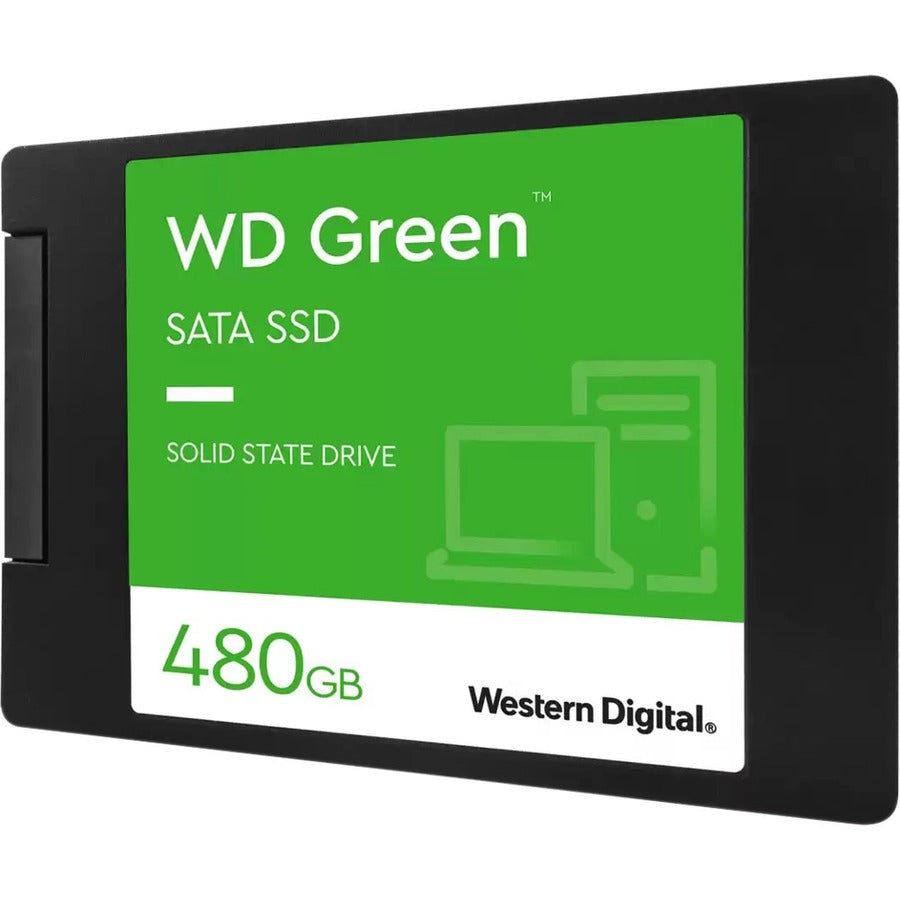 Western Digital WD Green WDS480G3G0A Internal SSD | 480GB · SATA 6Gb/s | 2.5-inch · 7mm | Up to 545MB/s Read | Green