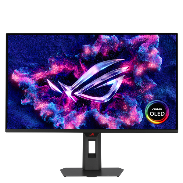 ASUS ROG Strix OLED XG27AQDMES 27-inch OLED Gaming Monitor – front view