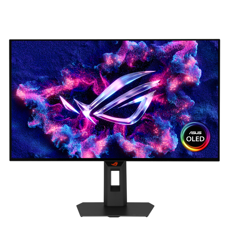 ASUS ROG Strix OLED XG27AQWMG 27-inch OLED Gaming Monitor – front view