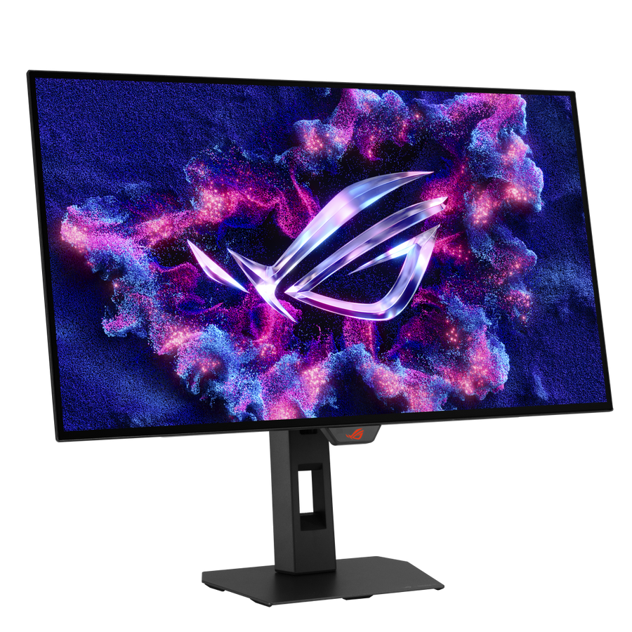 ASUS ROG Strix OLED XG27AQWMG 27-inch OLED Gaming Monitor – front view to the right