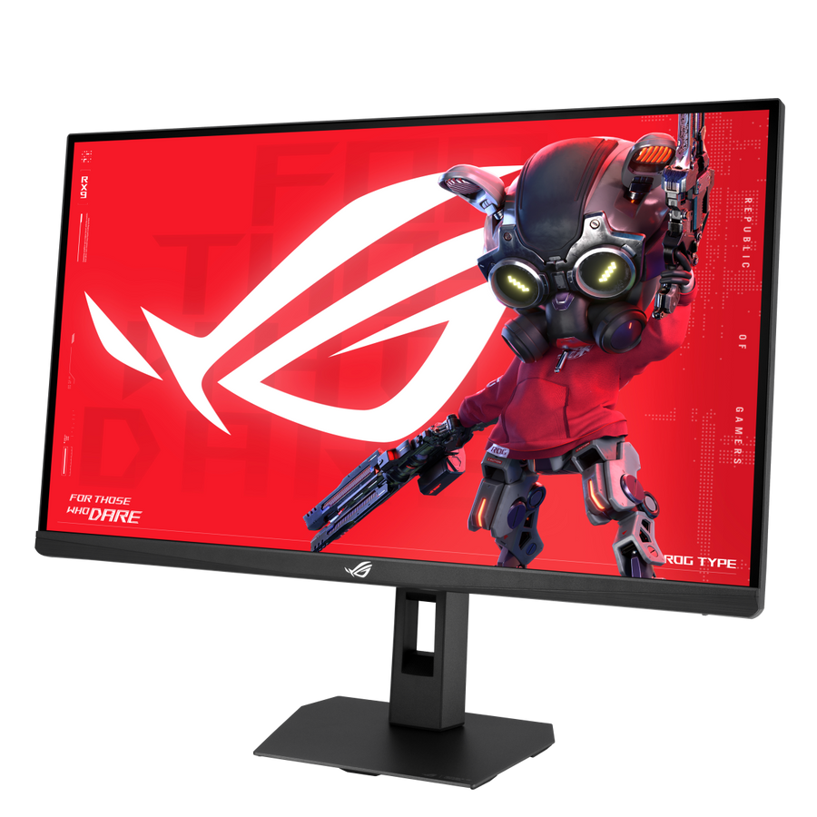 ASUS ROG Strix XG27UCGR 27-inch Gaming Monitor – front view to the left