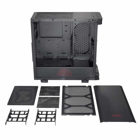 XPG INVADER Mid-Tower PC Case | ATX · Micro-ATX · Mini-ITX | Front ARGB Downlight · 2× VENTO 120mm Fans | 360mm Radiator