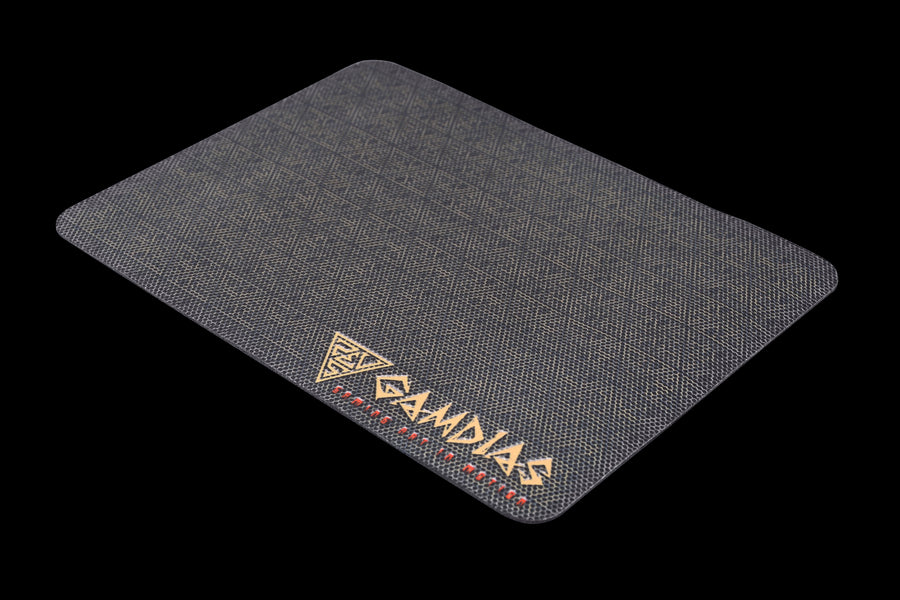 GAMDIAS ZEUS M4 Wired RGB Gaming Mouse + NYX E1 Mouse Mat | Honeycomb Shell · 12800 DPI | 6 Buttons | Braided Cable | 24