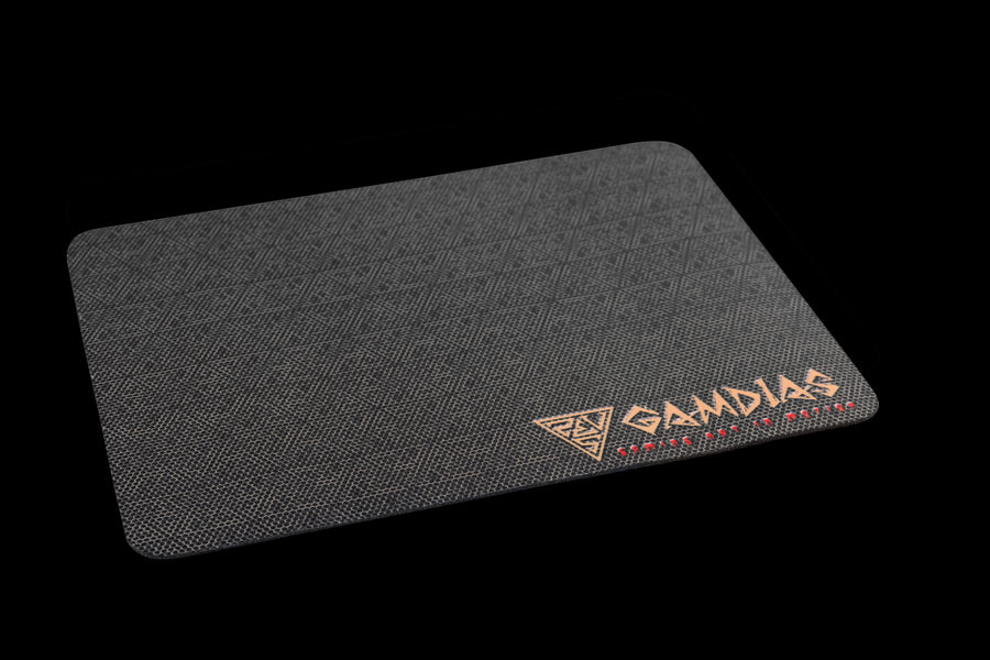 GAMDIAS ZEUS M4 Wired RGB Gaming Mouse + NYX E1 Mouse Mat | Honeycomb Shell · 12800 DPI | 6 Buttons | Braided Cable | 24