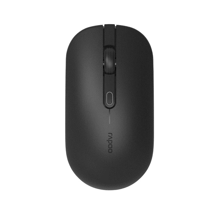 Rapoo B30 Silent Wireless Optical Mouse | Adjustable DPI up to 3200 | 2.4 GHz · 10 m Range | Silent Clicks | Nano Receiver | Up to 12-Month Battery | Black